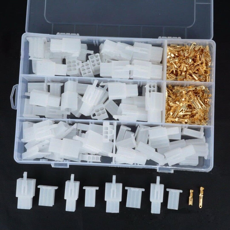 Mustpoint 380Pcs Motorcycle Car Electrical 2.8mm 2/3/4/6 Pin Wire Connectors Terminal Kit - Image 5
